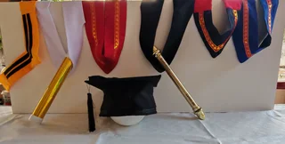 Graduation gowns for sale and hire and certificate holders