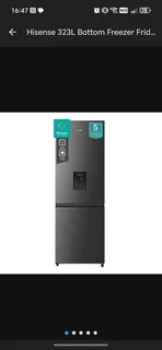 Hisense 323L Bottom Freezer Fridge