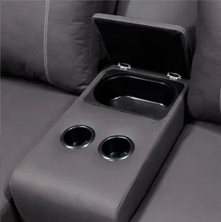 Lounge recliner storage comp