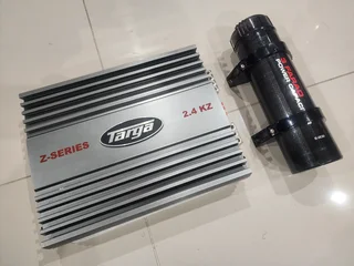 Good condition 2.4K Z-Series Targa Amp with 3 Farad Power Cap