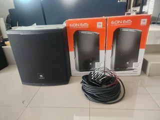 1 x JBL 18inch EON718s 2 x JBL 15inch EON615Excellent Condition