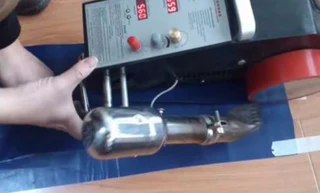 PVC Banner, Tarpaulin HOT AIR / Thermo - WELDER. PVC welding machine