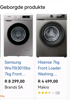 Samsung Washing Machine 7kg