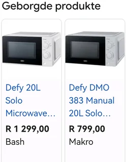 Defy Microwave