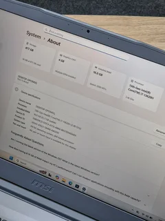 MSI Thin 15 Gaming Laptop | 13th Gen Core i7 CPU | 4GB NVIDIA RTX 3050 | CASH or SWOP