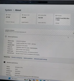 Brand New HP ZBook Firefly 16 G11 | Intel Core Ultra 7 | 16GB RAM | 512GB NVMe SSD