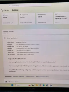 Huawei MateBook X Pro | 12th Gen Core i7 | Touchscreen | CASH or SWAP