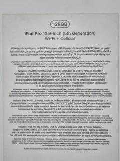 iPad Pro 12.9-Inch 5th Gen M1 128GB Cellular (CASH or SWAP)