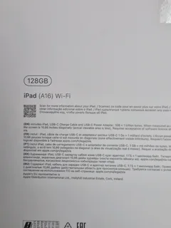 iPad A16 128GB WiFi | New Condition | CASH or SWOP