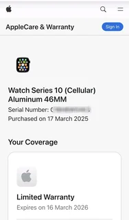 Apple Watch Series 10 46mm GPS and Cellular (CASH or SWOP)