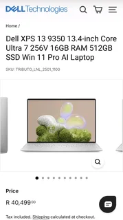 Dell XPS 13 9350 | Brand New | Core Ultra 7 | CASH or SWOP