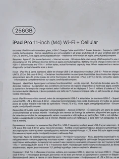 iPad Pro 11-Inch M4 Chip 256GB WiFi and Cellular (CASH or SWAP)