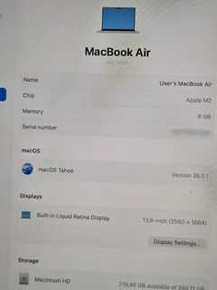 MacBook Air M2 Chip | New Condition | CASH or TRADE-IN