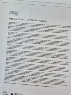 Brand New iPad Air 11-Inch M2 Chip 512GB WiFi and Cellular (CASH or TRADE-IN)