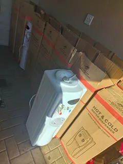 Water dispenser, cold and hot water