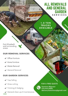 All Removals and General Garden Services.
