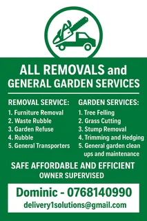 All Removals and General Garden Services.