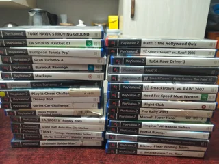 Playstation 2 with games