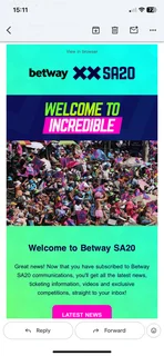 Betway t20 tickets for seni finals at the wanderers