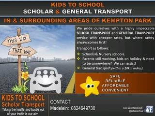 Scholar transport in Kempton Park
