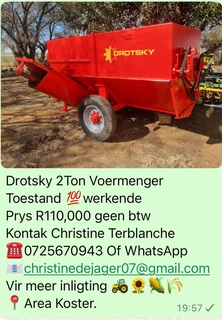 Drotsky 2 Ton Voermenger