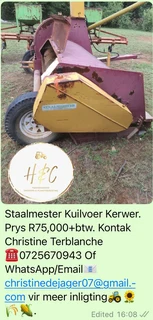Staalmester Kuilvoer Kerwer.
