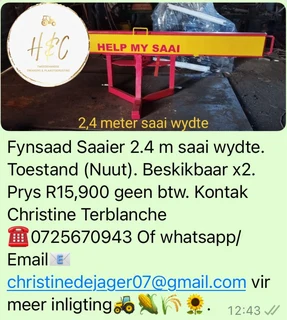 Fynsaad Saaier 2.4m.