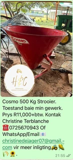 Cosmo 500kg Strooier.