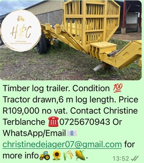 Timber Log Trailer