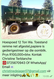 Hoespoed 12 Ton Wa