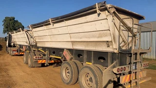 Hendrit 40 Cube Axles Wabler Air Suspension Trailer.