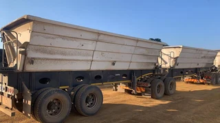 Hendrit 40 Cube Axles Wabler Air Suspension Trailer.