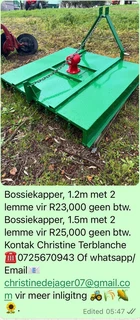 Bossiekapper 1.2m/1.5m
