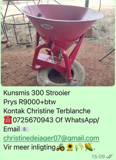 Kunsmis 300 Strooier