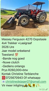 Massey Ferguson 4270 Laaigraaf 4x4 Trekker