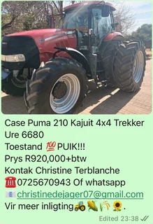 Case 210 Kajuit 4x4 Trekker