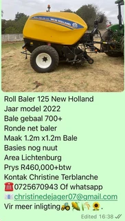 Roll Baller 125 New Holland