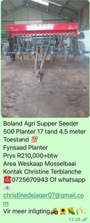 Boland Agri Supper Seeder 17 Tand