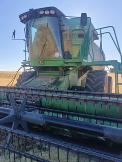 John Deere 9570 StS Bullet Rotor Stroper &#43;20Voet Rigid Tafel