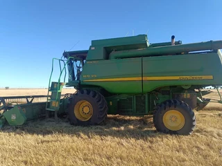 John Deere 9570 StS Bullet Rotor Stroper &#43;20Voet Rigid Tafel