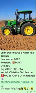 John Deere 6095B Kajuit 4x4