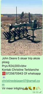 John Deere 5 Skaar Ploeg