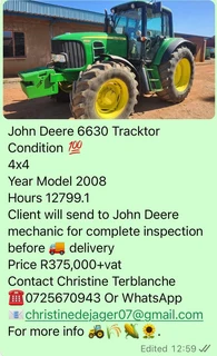 John Deere 6630 Trekker