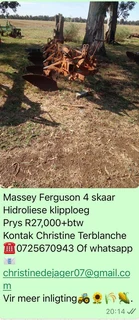Massey Ferguson 4 Skaar Ploeg