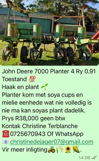 John Deere 7000 Planter 4 Ry 0.91