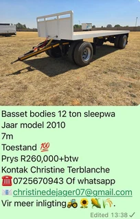 Basset bodies 12 ton sleepwa