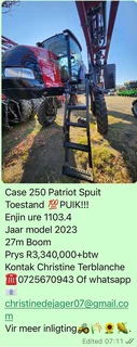 Case 250 Patriot Spuit