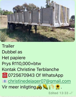 Trailer Dubbel As