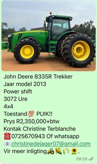 John Deere 8335 R Trekker