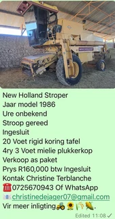 New Holland Stroper &#43;2 Tafels